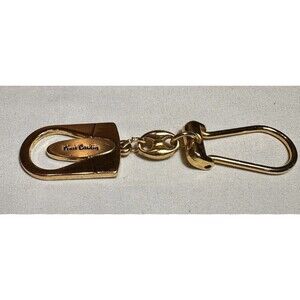 Vintage Pierre Cardin Gold Tone Keyring, Made in Italy